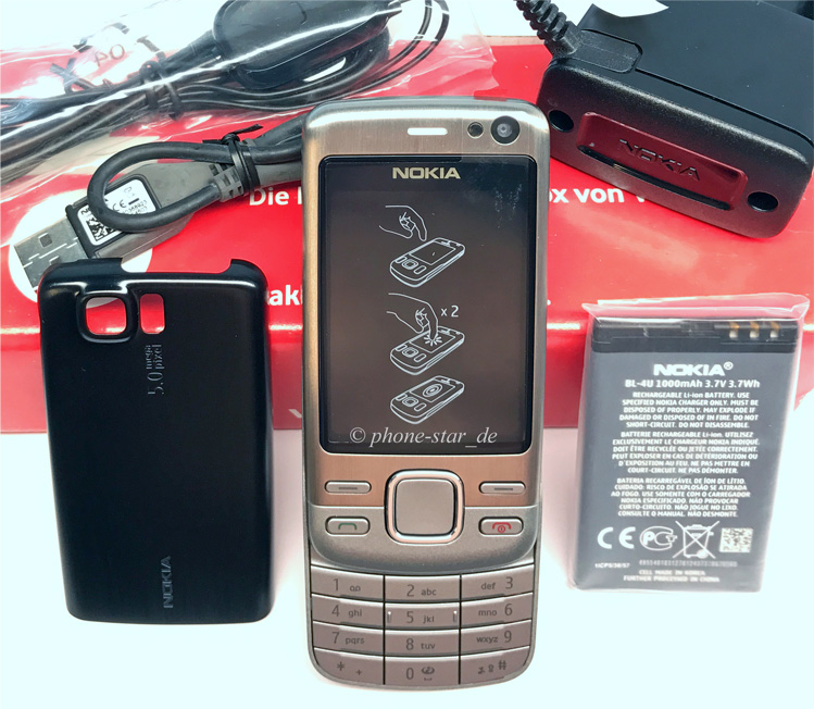 Nokia 6600i slide Handy Smartphone Unlocked Bluetooth UMTS Kamera MP3 Neu New