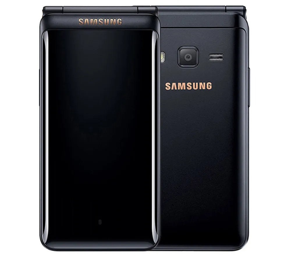 Samsung Galaxy Folder 2 SM-G1650 Klapphandy mit Touchscreen (Dual-SIM, LTE, 8 MP Kamera, Bluetooth, MP3) – Wie neu