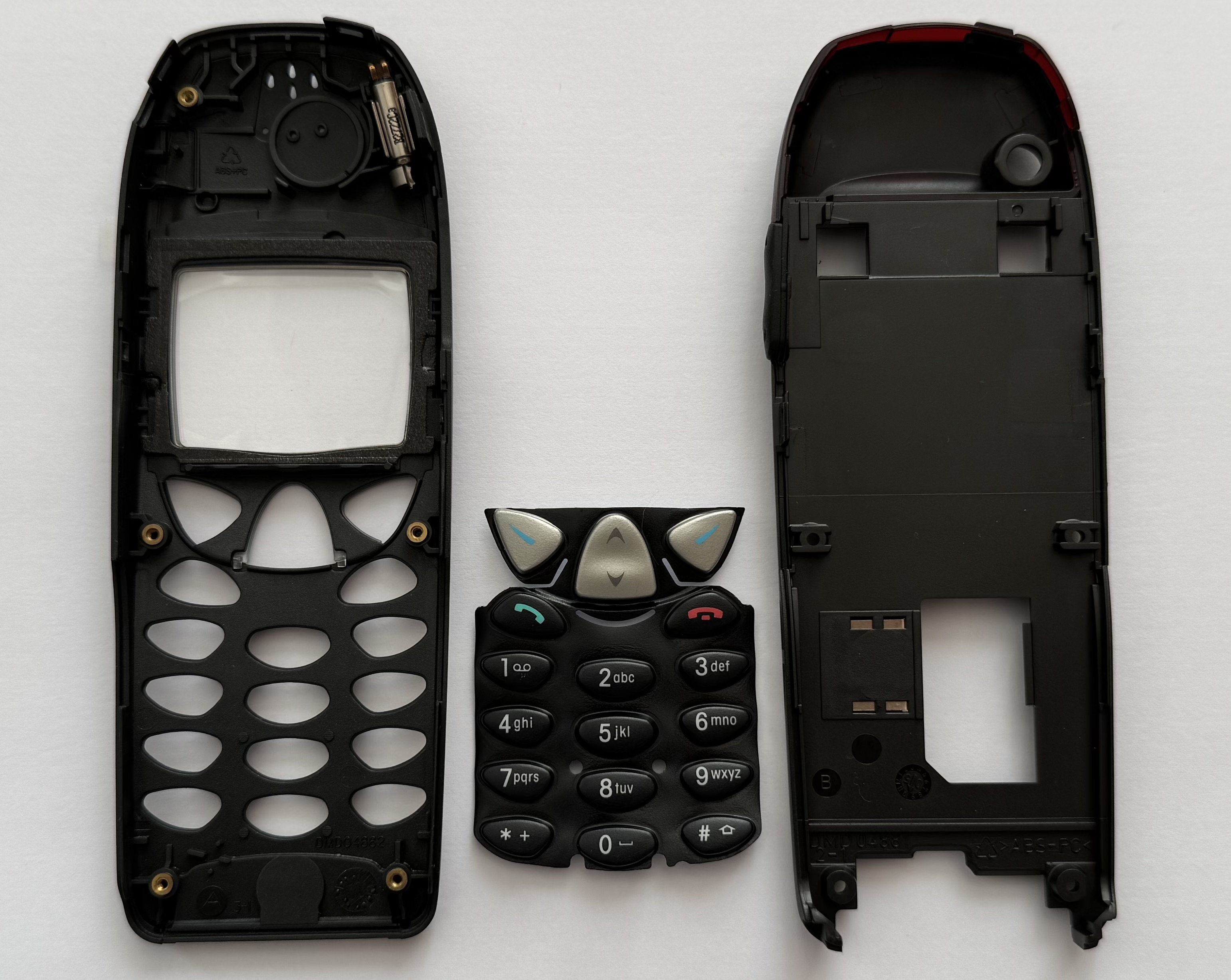 Original Nokia 6210 A/B-Cover Set Oberschale Gehäuse Tastatur Front Back Housing Keypad