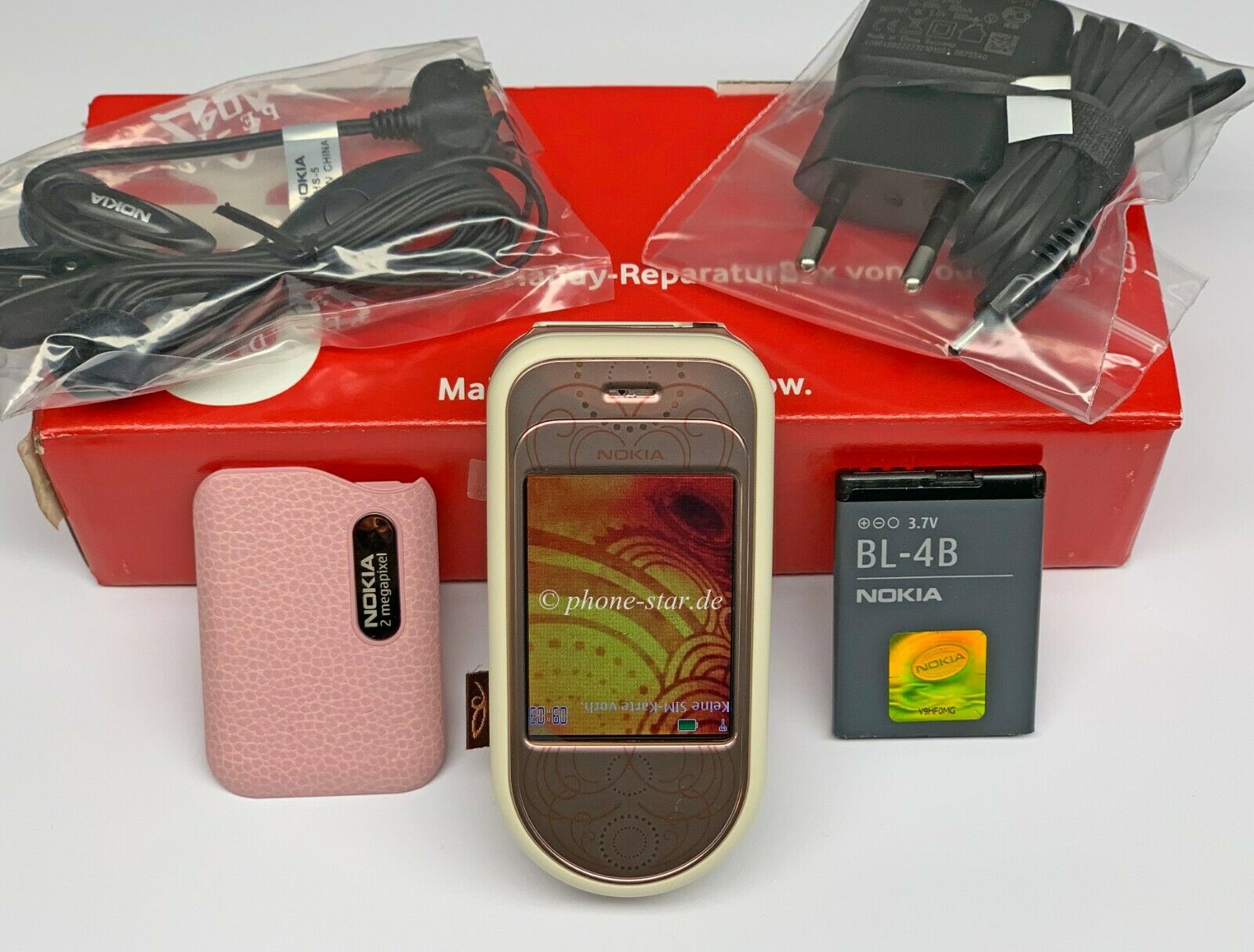 Nokia 7373 Fashion Handy Unlocked Tri-Band Mobile Phone Kamera WAP EDGE Neu New in Box