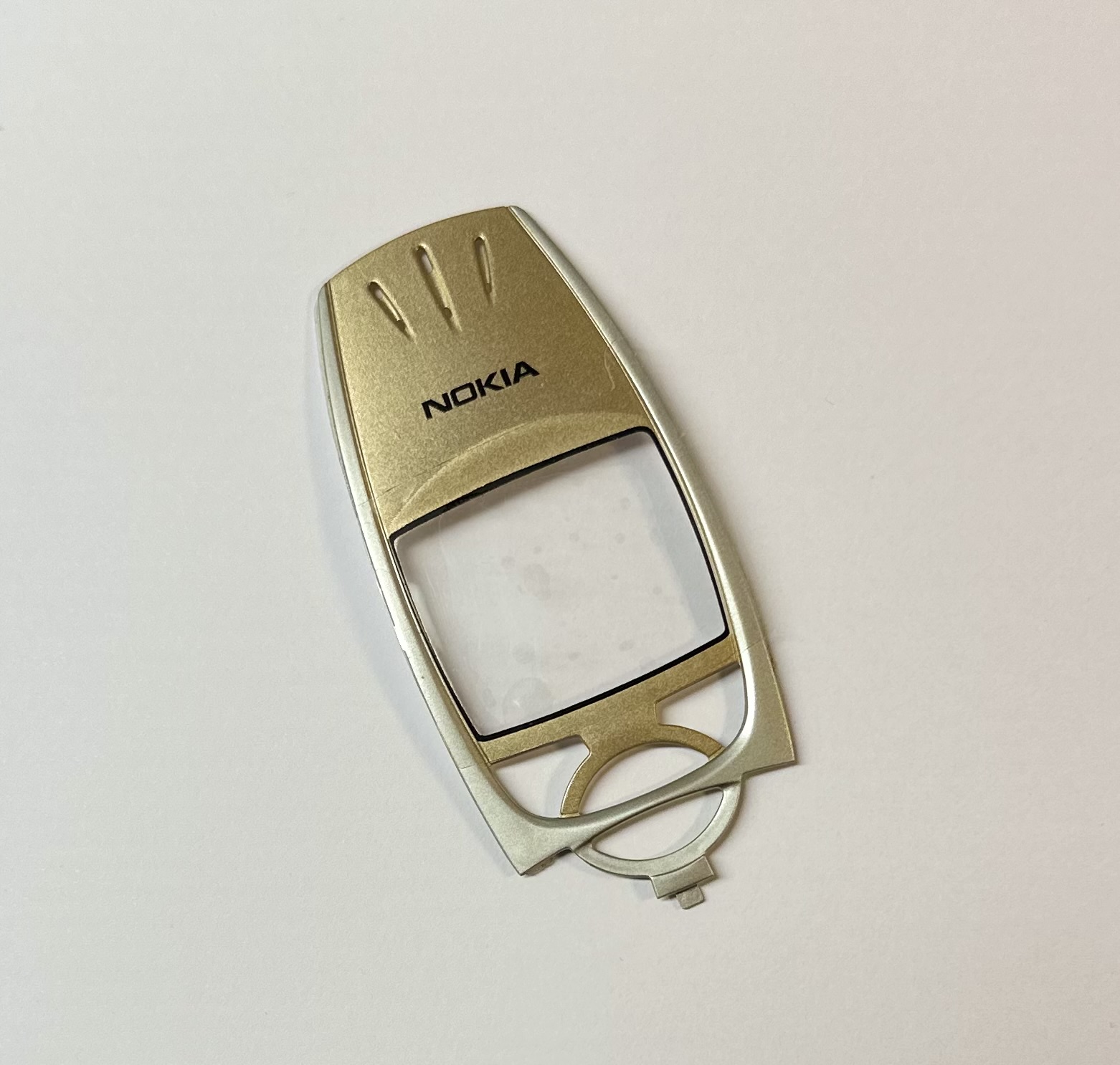 Nokia 6310 6310i Displayglas Display Glass Window Top Cover Gold