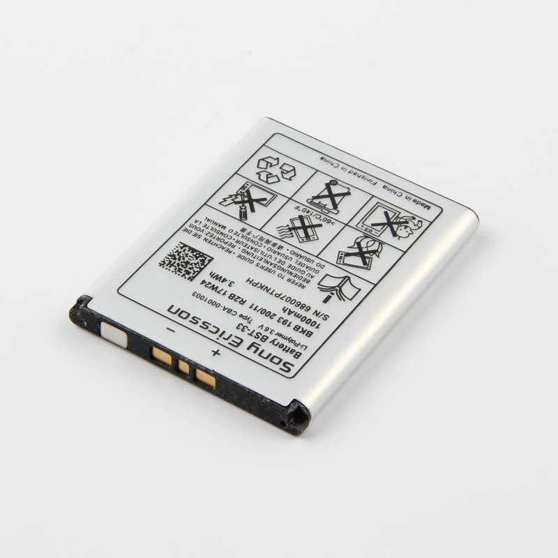 Original Sony Ericsson BST-33 Li-Polymer Akku (Aino U10i C702 K630i K660i K800i K810i P990i W595 W88