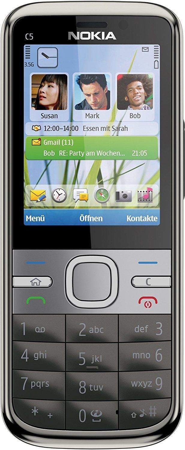 Nokia C5-00 Handy Quad-Band Mobile Phone UMTS GPRS Bluetooth Kamera MP3 wie Neu