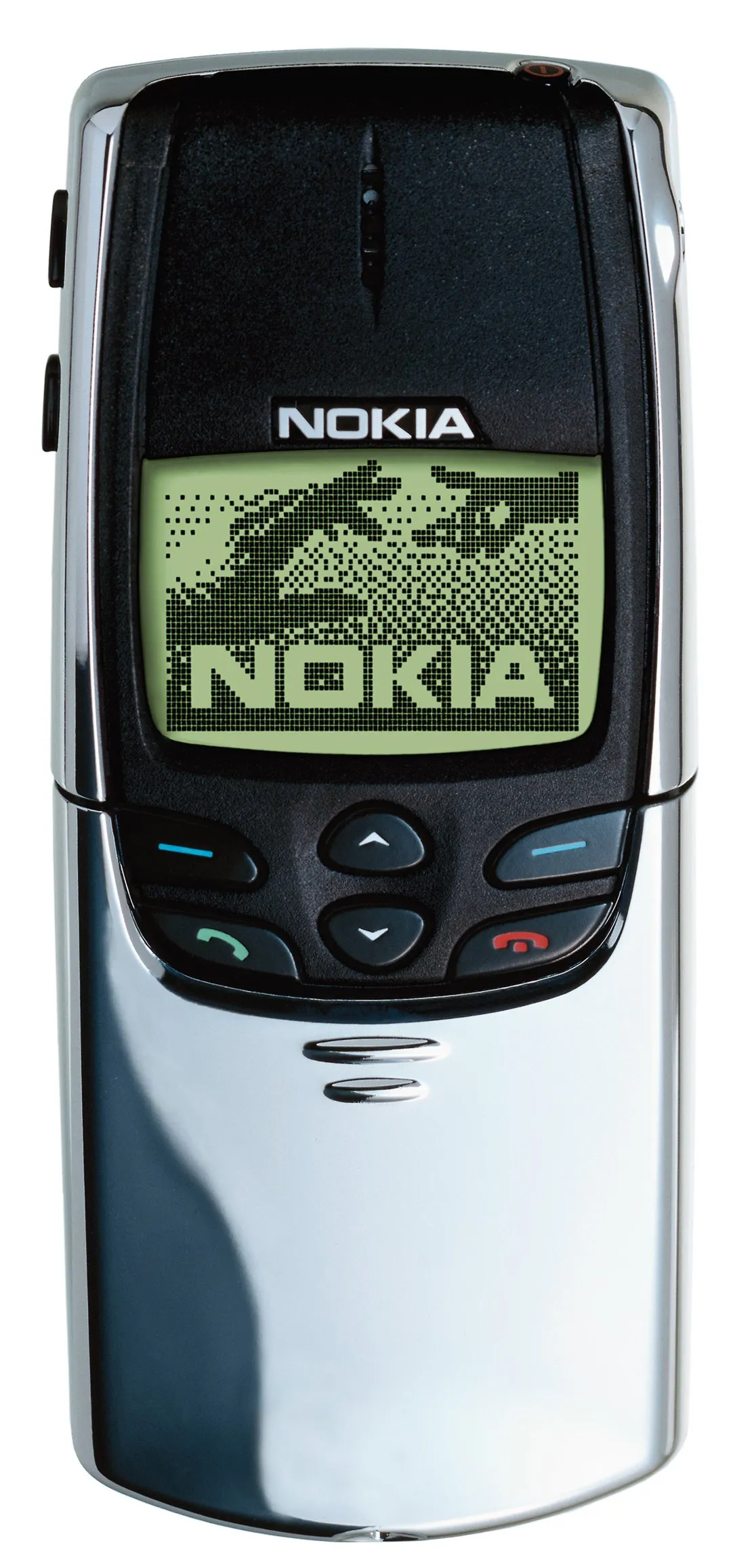Nokia 8810 NSE-6NX Slider-Handy Mobile Phone Chrome Made in Finland SWAP Neu