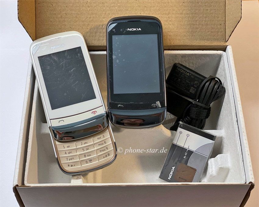 Nokia C2-02 Touch & Tasten-Handy Slider Unlocked Kamera MP3 Bluetooth
