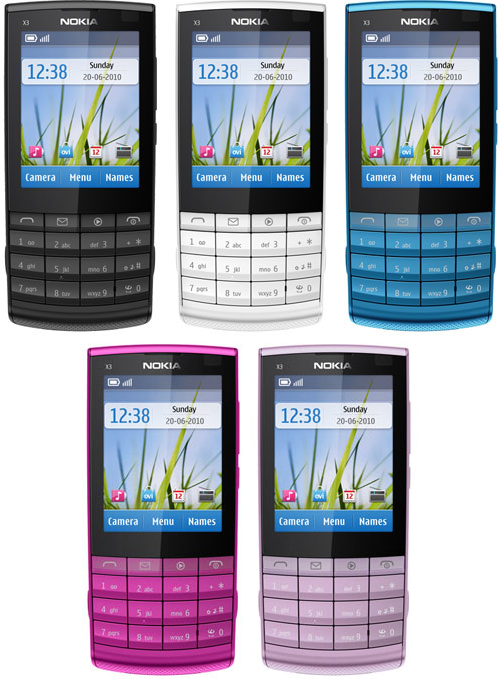 Nokia X3-02 Touch & Type Handy Quad-Band UMTS GPRS Bluetooth Kamera MP3 wie Neu