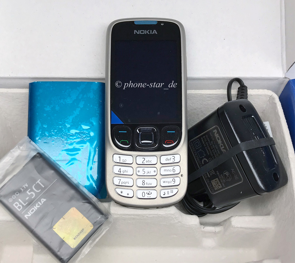 Nokia 6303i classic Business Tasten-Handy Tri-Band Mobile Phone Kamera Steel wie Neu