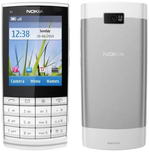 Nokia X3-02 Touch & Type Handy Quad-Band UMTS GPRS Bluetooth Kamera MP3 wie Neu