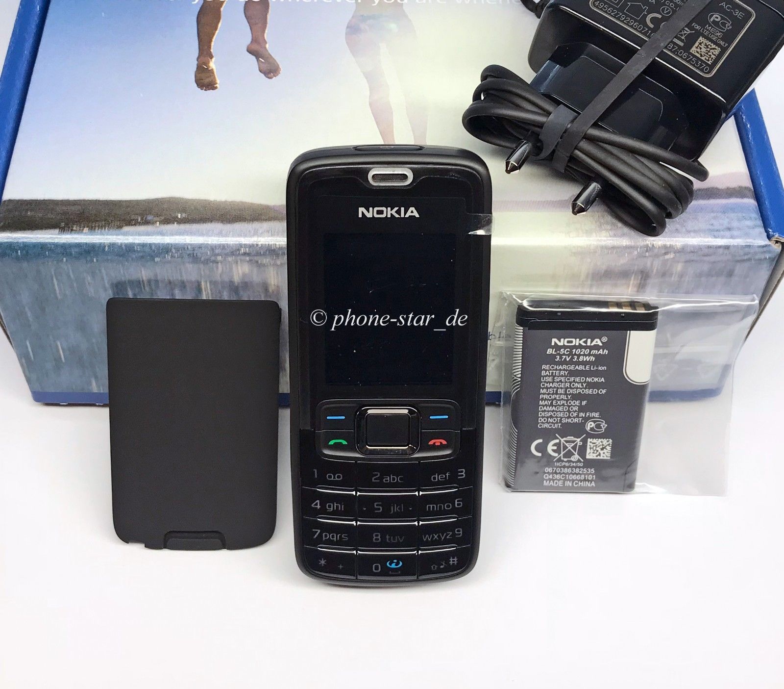 Nokia 3110 classic Tasten-Handy Tri-Band Mobile Phone Bluetooth Kamera MP3 wie Neu