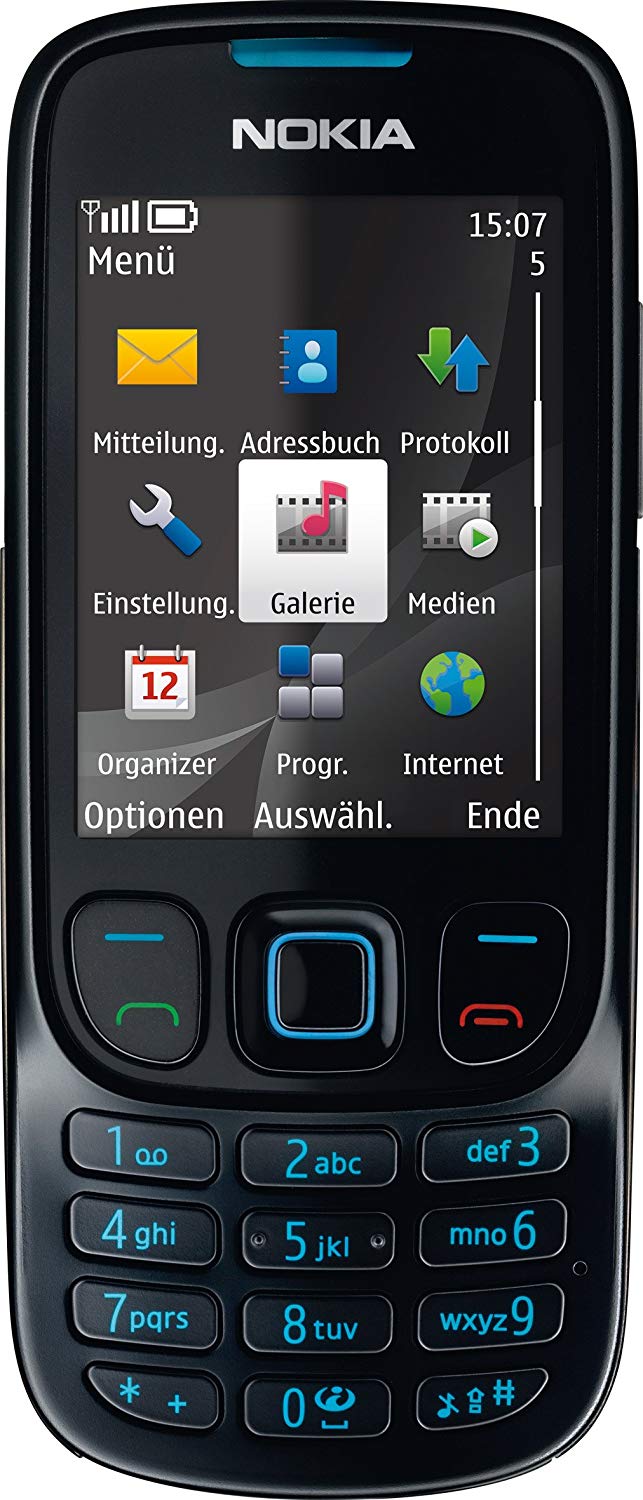 Nokia 6303i classic Business Tasten-Handy Tri-Band Mobile Phone Kamera Steel wie Neu