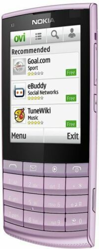 Nokia X3-02 Touch & Type Handy Quad-Band UMTS GPRS Bluetooth Kamera MP3 wie Neu