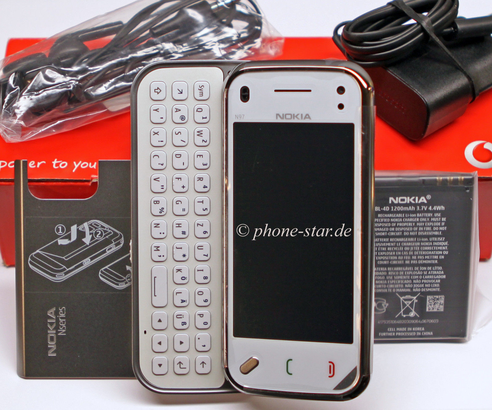 Nokia N97-4 mini 8GB RM-555 Handy Smartphone Touch Kamera MP3 WLAN UMTS wie Neu
