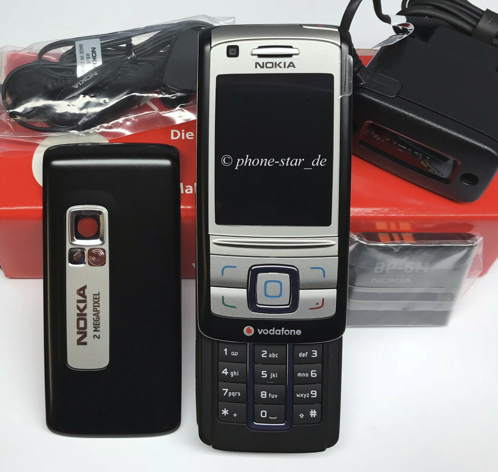 Nokia 6280 RM-78 Business Slide-Handy Tasten Kamera Mobile Phone Neu New Box