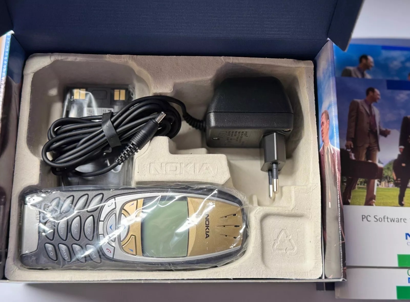 Nokia 6310i 6310 i Business Handy Bluetooth für Mercedes-Benz BMW Audi VW Freisprech (Neu & OVP | Jet Black)