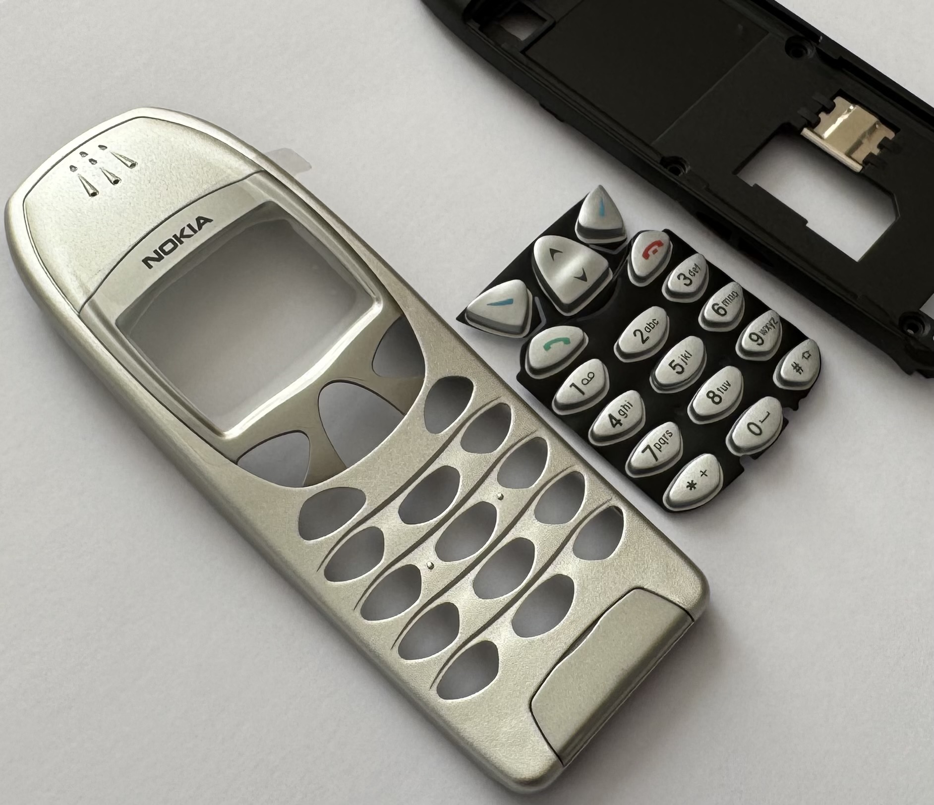 Original Nokia 6210 A/B-Cover Set Oberschale Gehäuse Tastatur Front Back Housing Keypad