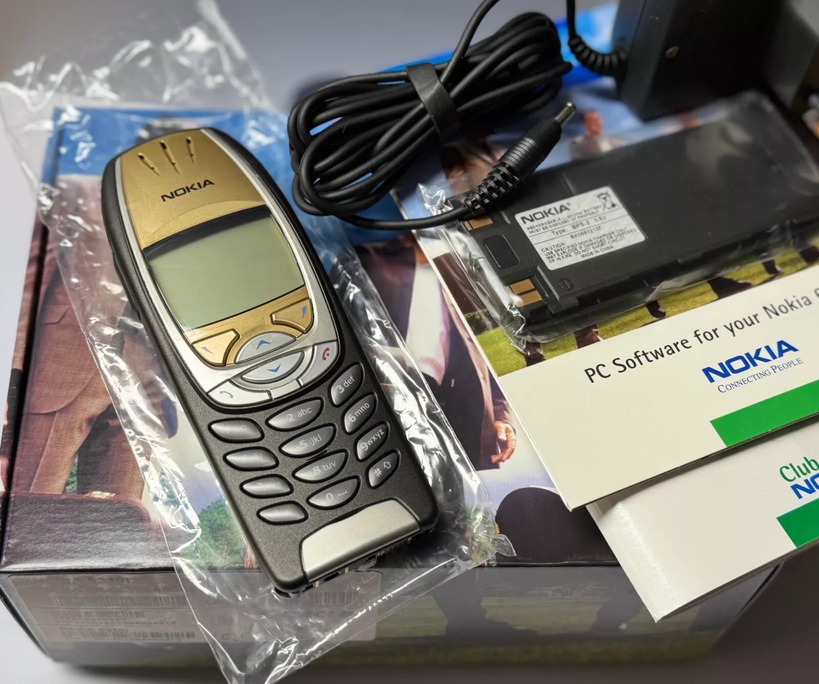 Nokia 6310i 6310 i Business Handy Bluetooth für Mercedes-Benz BMW Audi VW Freisprech (Neu & OVP | Jet Black)