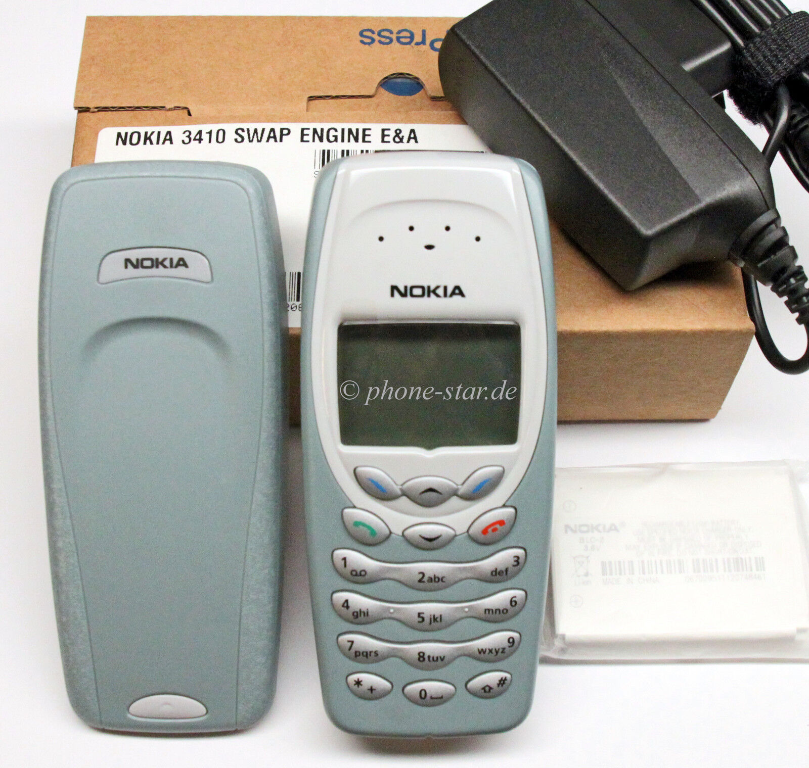 Nokia 3410 NHM-2NX Retro Tasten-Handy Unlocked Mobile Phone WAP SWAP-Box Neu