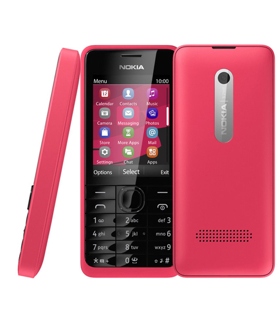 Nokia 301 Tasten-Handy Quad-Band Mobile Phone UMTS GPRS Bluetooth Kamera MP3 wie Neu