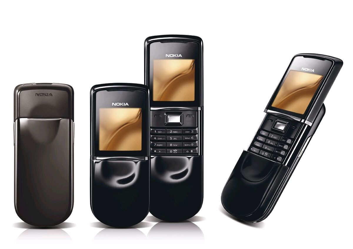 Nokia 8800 Sirocco Dark Edition RM-165 Original Handy Mobile Phone SWAP Neu