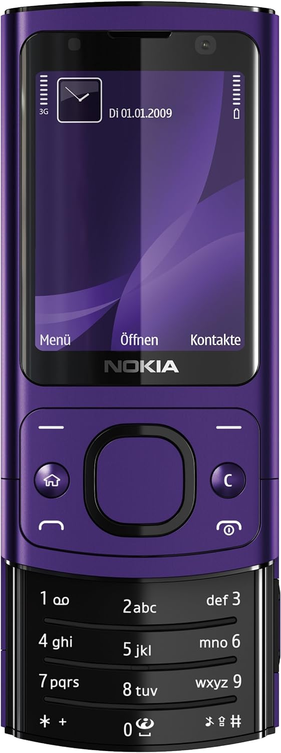 Nokia 6700 slide Tasten-Handy (Slider, UMTS, GPRS, Bluetooth, 5 MP Kamera, MP3-Player)