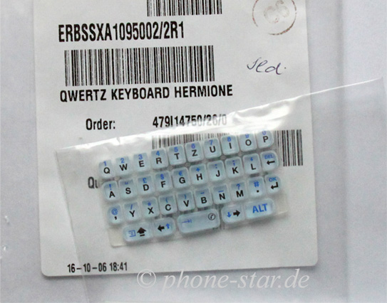 Original Sony Ericsson P990i Tastatur QWERTZ Keyboard Hermione Keypad Keymat Neu