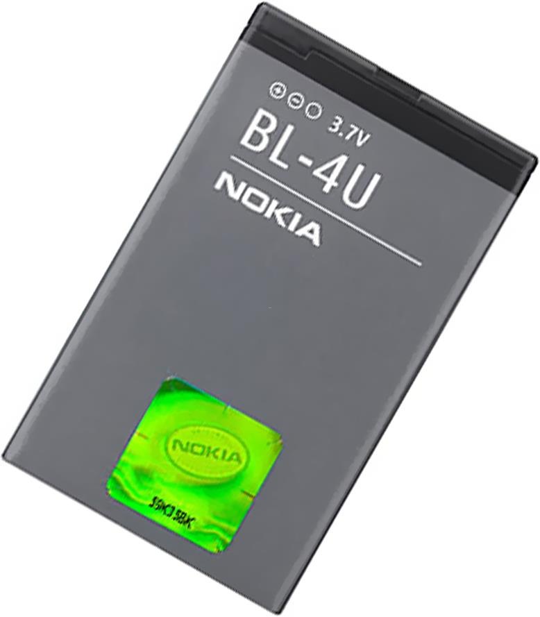 Original Nokia BL-4U Li-Ion Akku 1000 mAh Neu (Asha 300 301 515 Dual SIM 6600i slide 8800 Arte...)