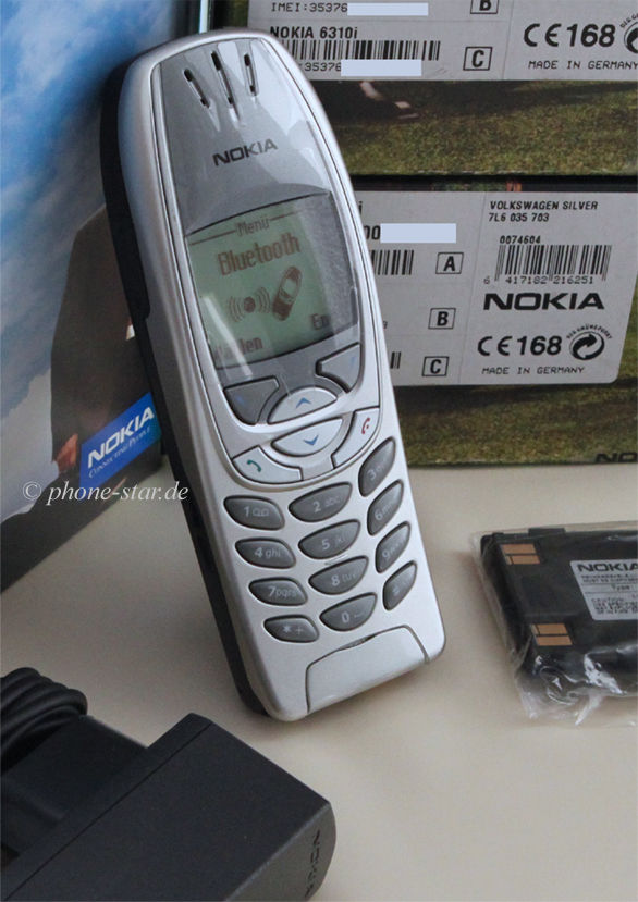 Nokia 6310i 6310 i Business Handy Bluetooth Mercedes-Benz BMW Audi VW Neu & OVP (Lightning Silver)
