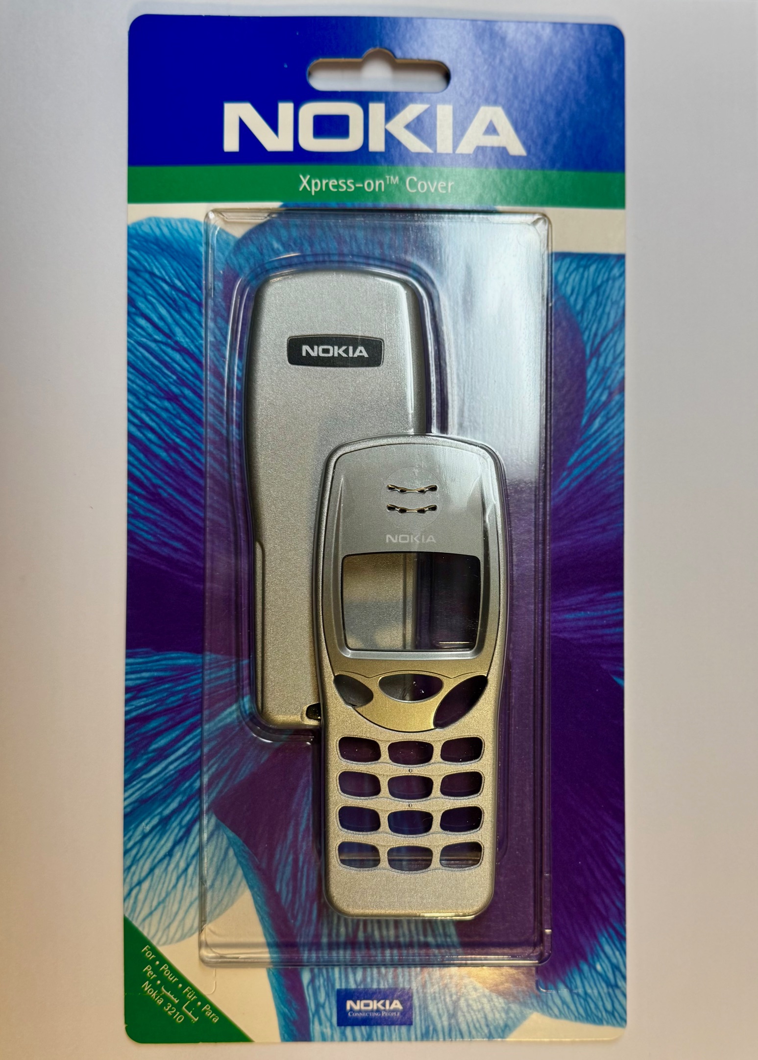 Original Nokia 3210 Cover-Set Oberschale Akkudeckel Gehäuse Front Back Housing