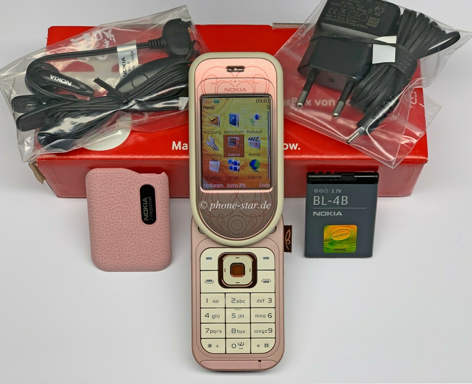 Nokia 7373 Fashion Handy Unlocked Tri-Band Mobile Phone Kamera WAP EDGE Neu New in Box