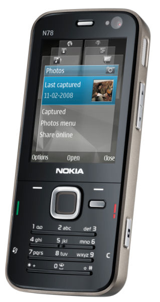 Nokia N78 Handy Smartphone Quad-Band Bluetooth MP3 Kamera UMTS EDGE WLAN wie Neu (B-Ware)