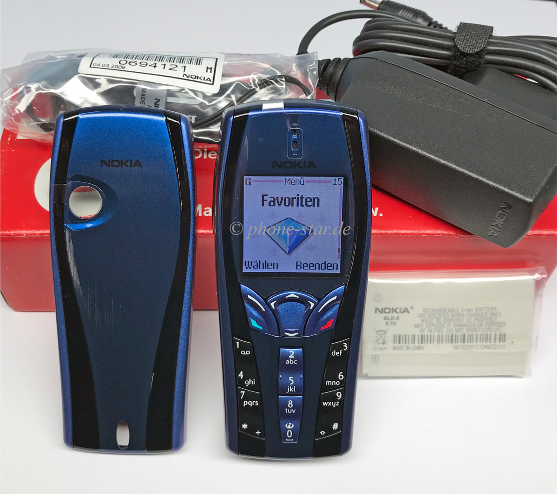 Nokia 7250i Tasten-Handy Tri-Band Mobile Phone NHL-4JX GPRS Kamera Neu New Box