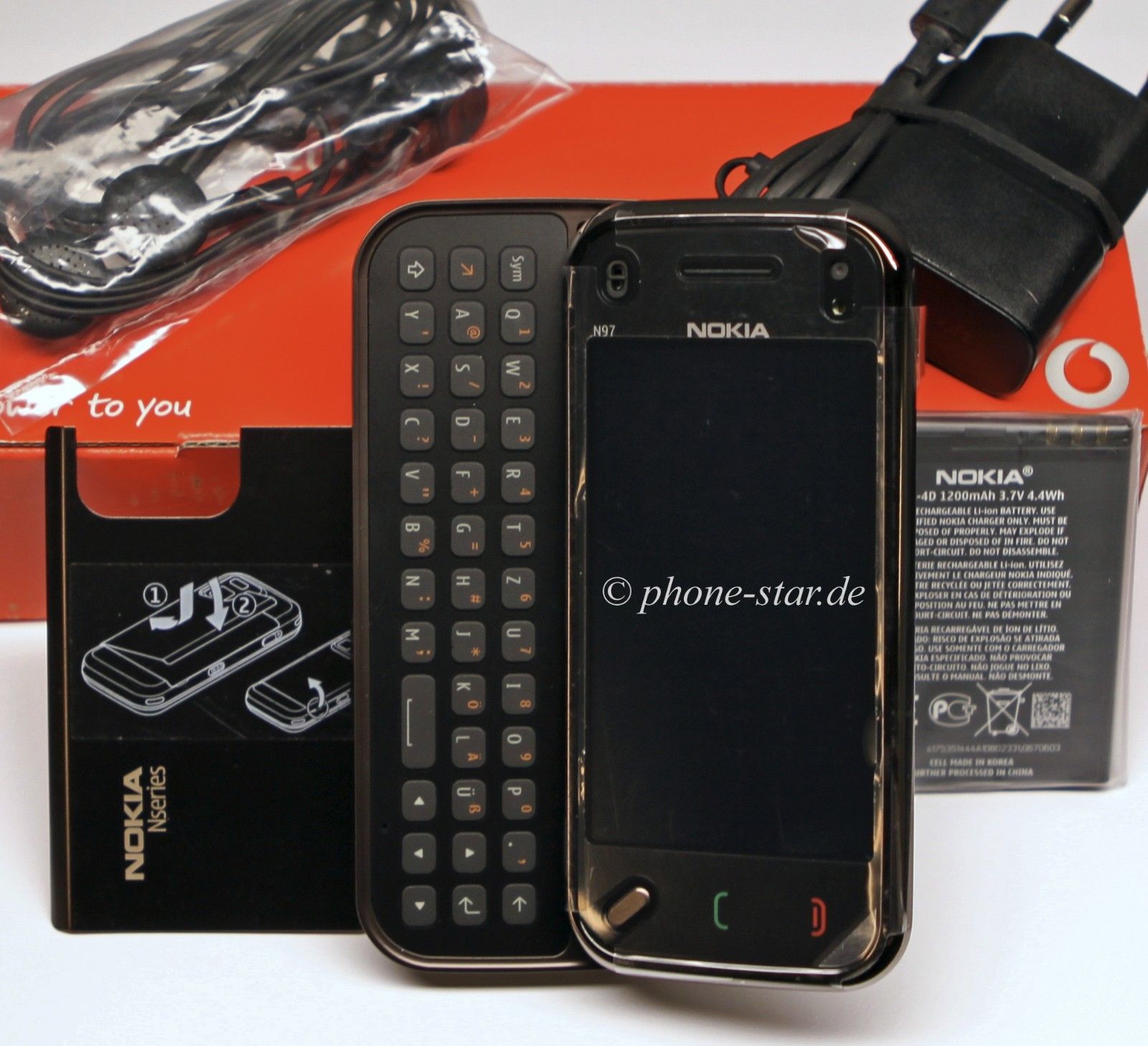 Nokia N97-4 mini 8GB RM-555 Handy Smartphone Touch Kamera MP3 WLAN UMTS Neu New