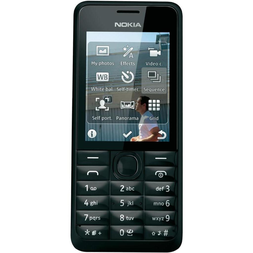 Nokia 301 Dual-SIM Handy Mobile Phone Quad-Band UMTS GPRS Bluetooth Kamera MP3 wie Neu