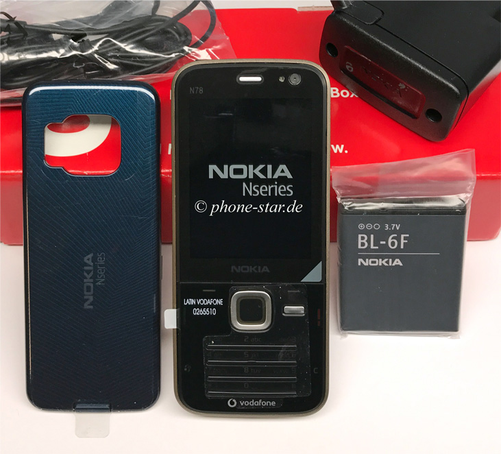 Nokia N78 Handy Smartphone Quad-Band Bluetooth MP3 Kamera UMTS EDGE WLAN Neu New