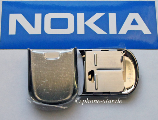 Original Nokia 8800 Frontcover A-Cover Assembly Gray Slide Flap Grau Neu 0256167